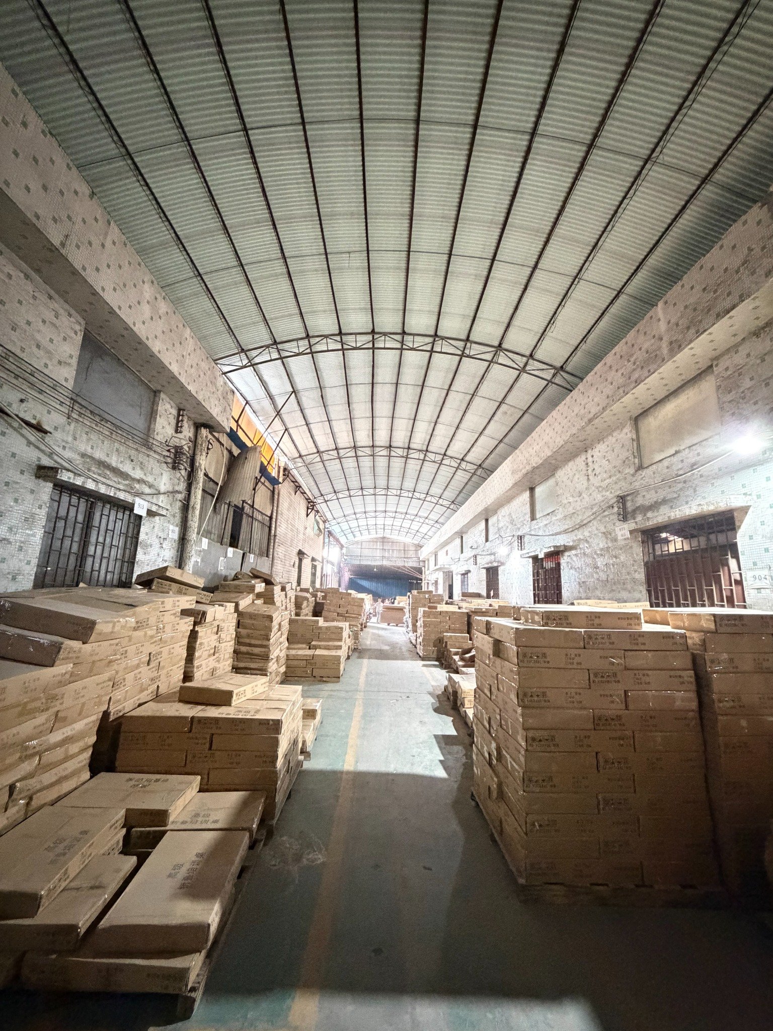 Training furniture production floor